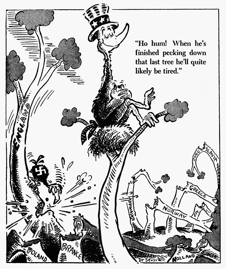 757x900 Cartoon World War Ii Photograph By Granger