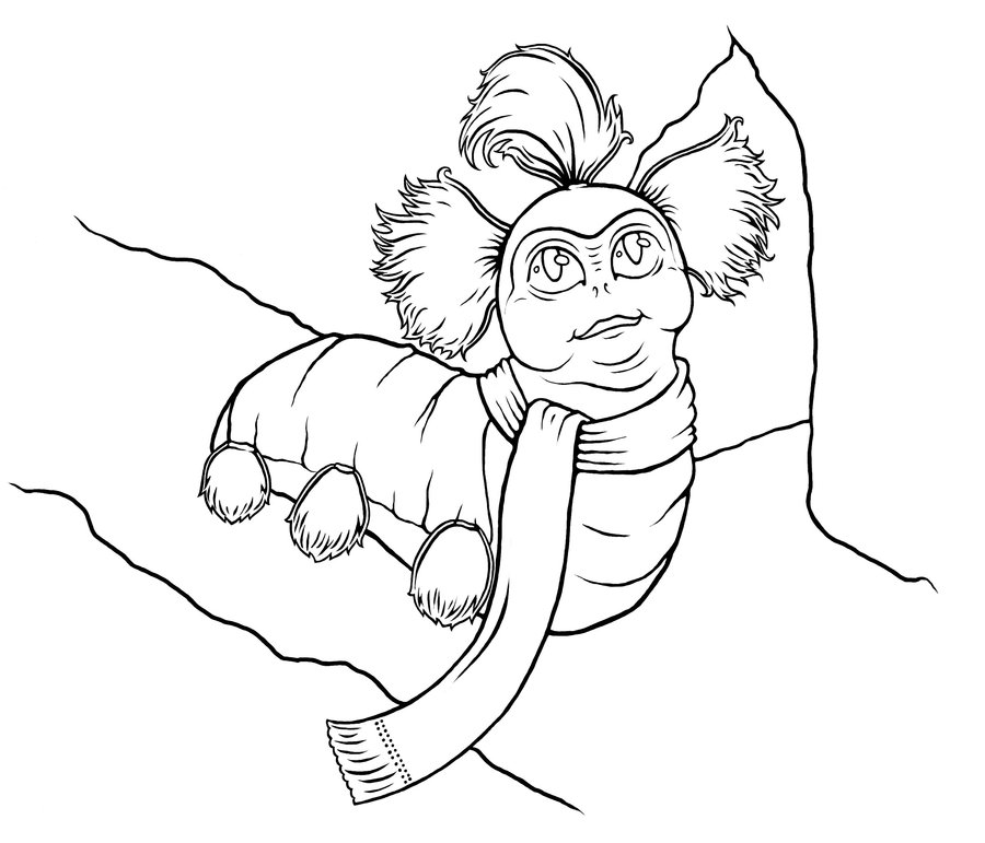 900x771 Just A Worm Lineart By Bdunn1342