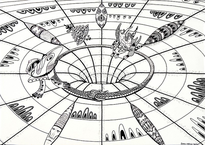 800x565 Down And Out The Wormhole Full Size Posters By Simonmeola