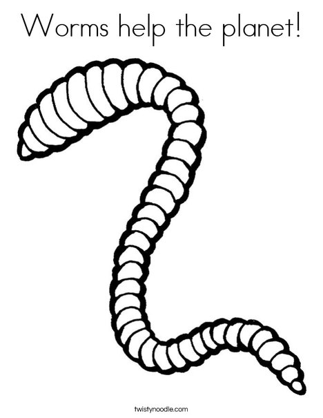 468x605 Worms Help The Planet Coloring Page