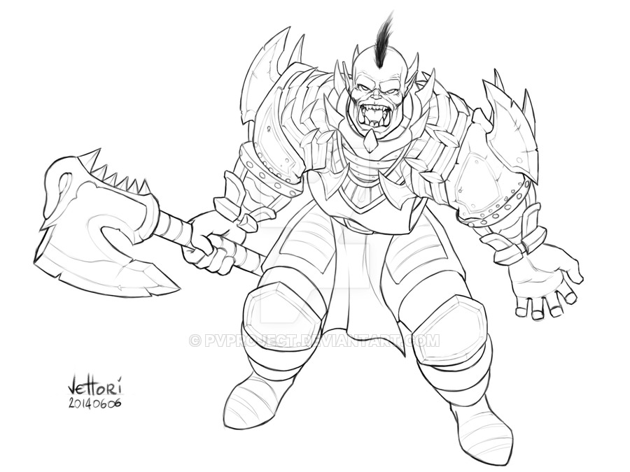 900x675 Roar! (Wow Orc) By Pvproject