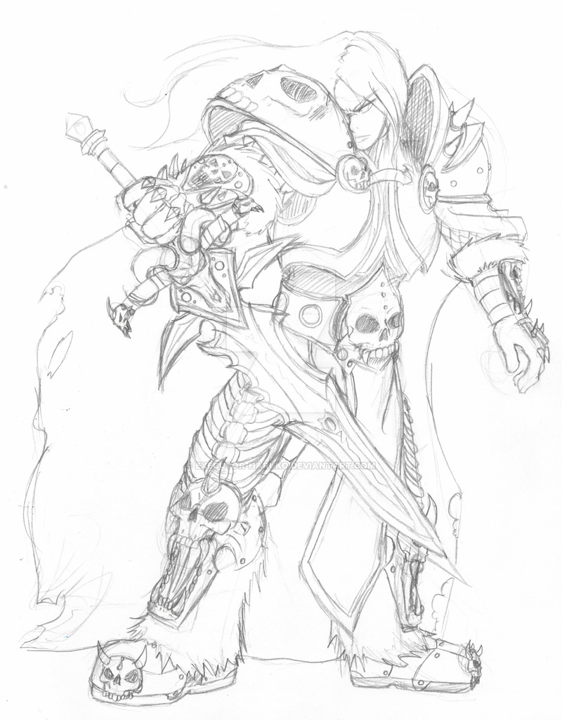 800x1026 Wow Project Arthas By Executor Haruko