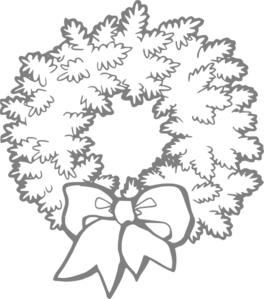 264x299 Wreath 3 Clip Art