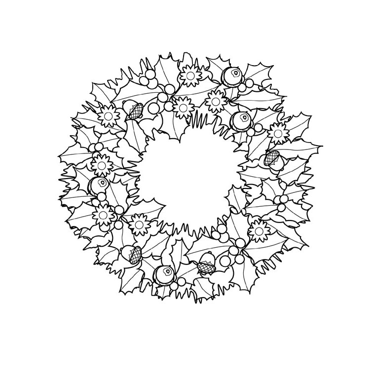 760x760 Christmas Wreath