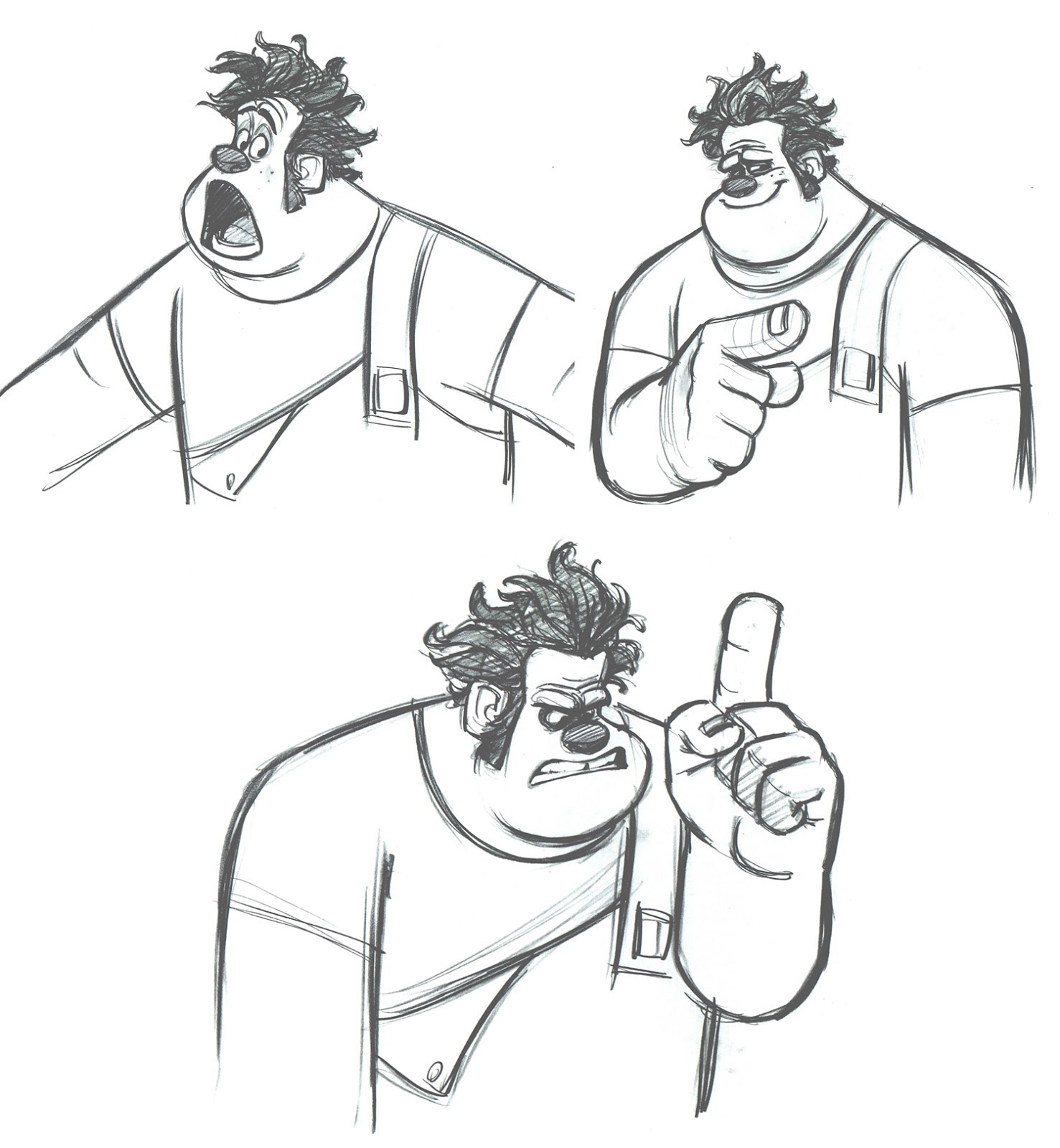 1477x1600 Studio Bowes Art Wreck It Ralph (2012)