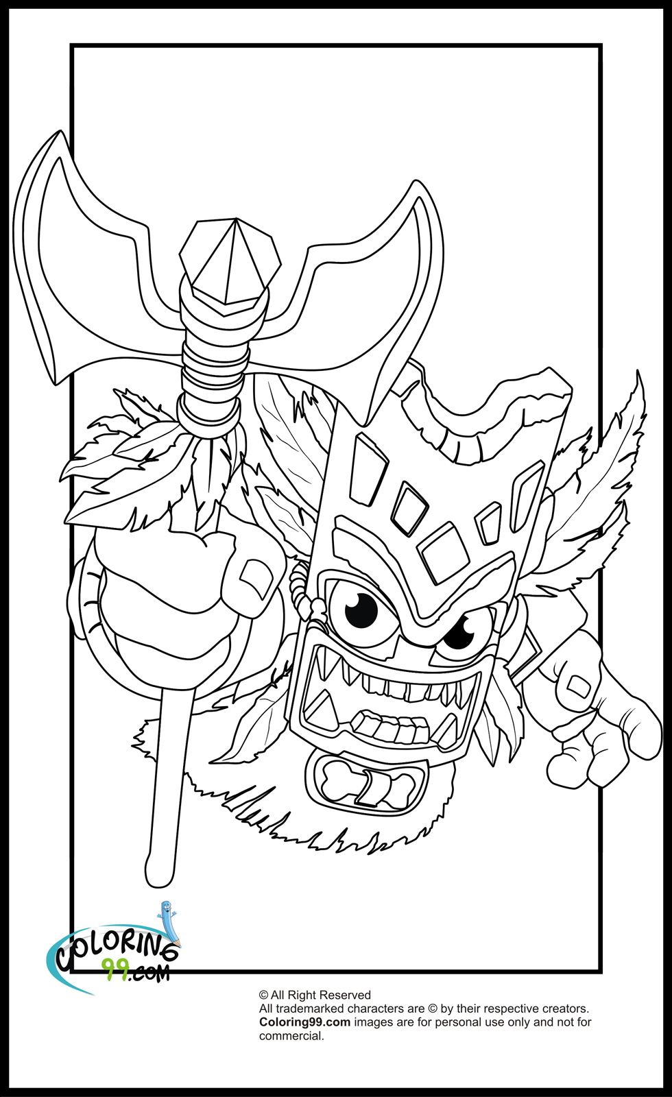 980x1600 Skylanders Magic Element Coloring Pages Team Colors
