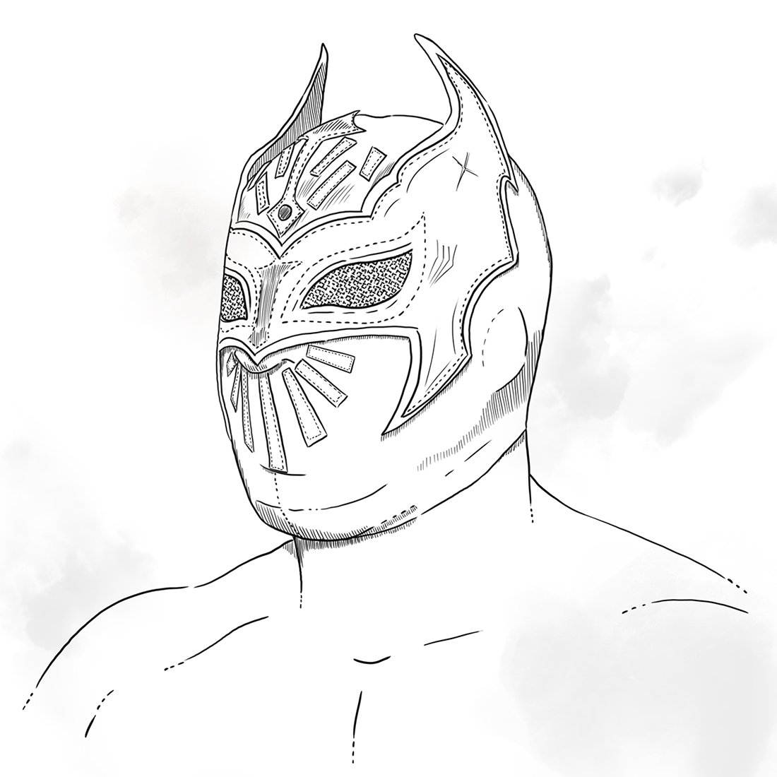 1100x1100 Japanese And Mexican Wrestlers Laerte Emme