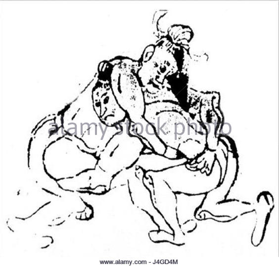 564x540 Illustration Line Drawing Wrestling Stock Photos Amp Illustration