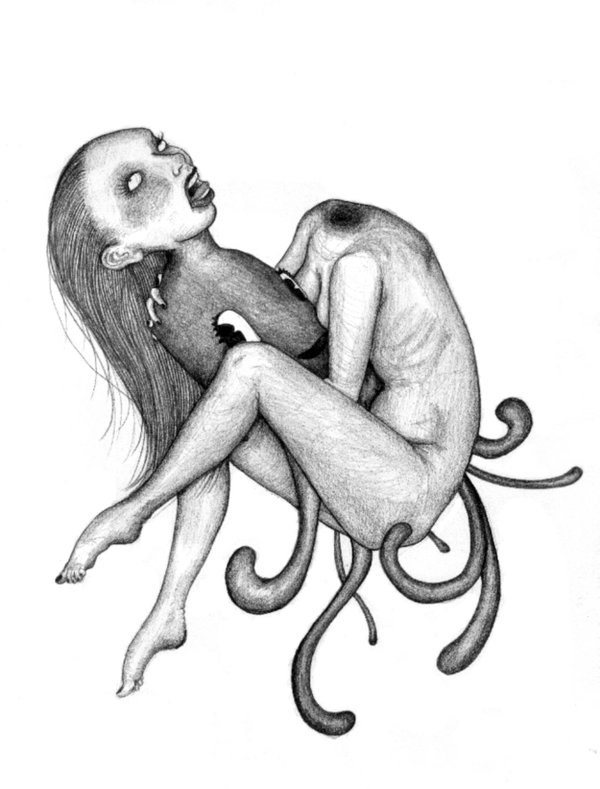 600x789 Squidopus Wrestling By Pink Porcupine