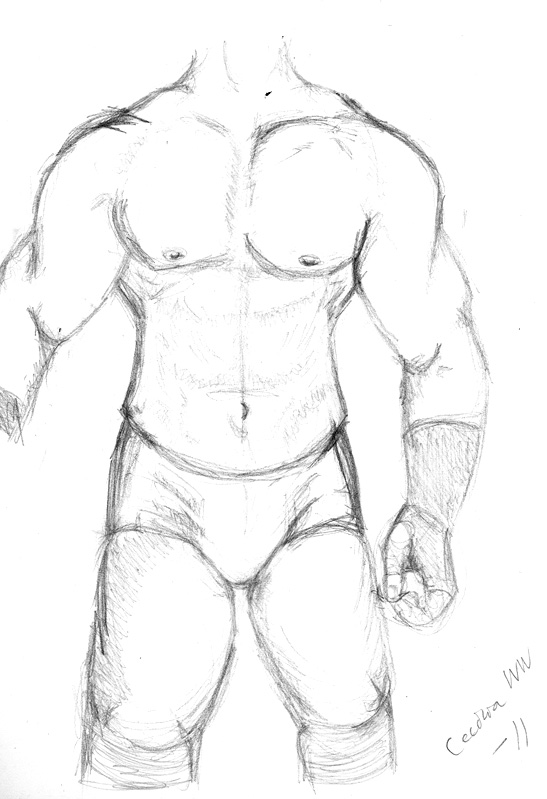 547x799 Wrestling Anatomy Freehand By Ceciliawemgard