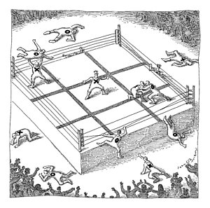 300x297 Wrestling Drawings Fine Art America