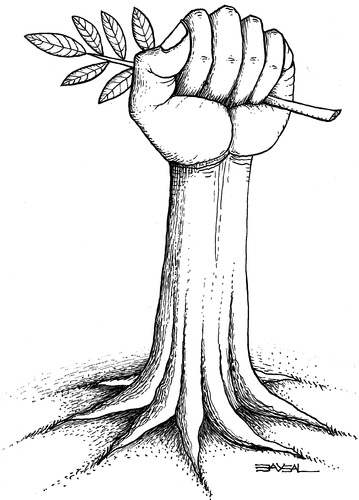 359x500 Cartoon Green Resistance (Medium) By Ercan Baysal Tagged