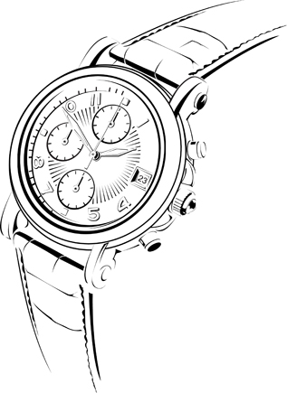 Wrist Watch Drawing at GetDrawings | Free download