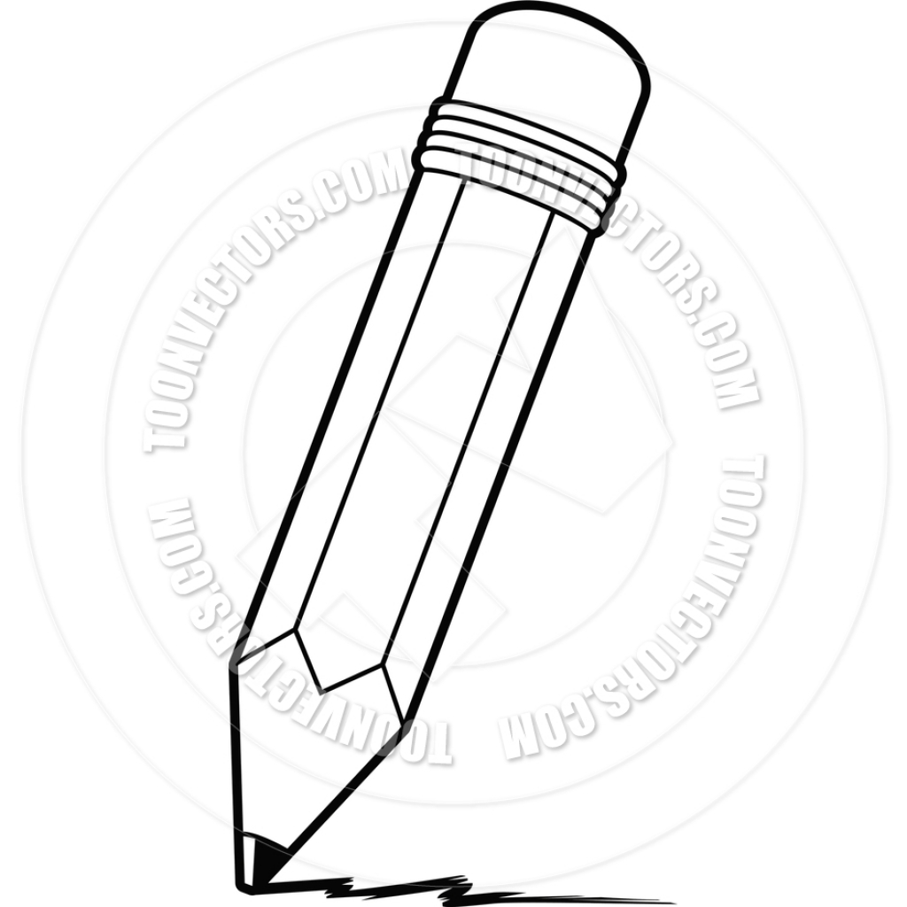1024x1024 Cartoon Drawing Pencil Cartoon Pencil Writing Black And White Line