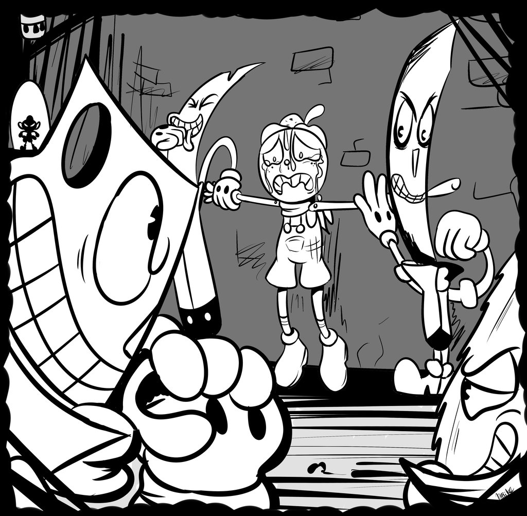 1024x1003 The Wrong Side Of Toon Town Oc Drawing By Queendarike