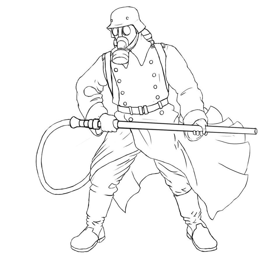 894x894 German Flamethrower By Yohankohenagen