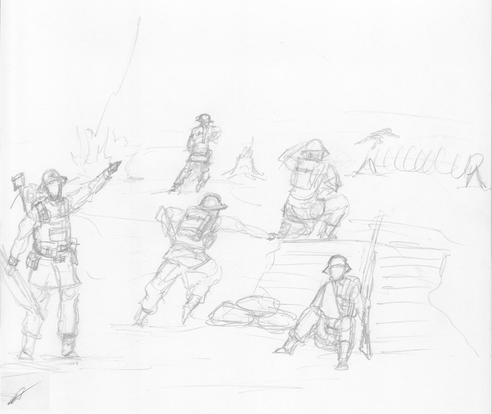 975x820 Ww1 British Trenches Perspective Practice (Needs By Sirringe