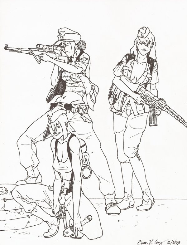 600x785 Ww2 German Girls By Warman707