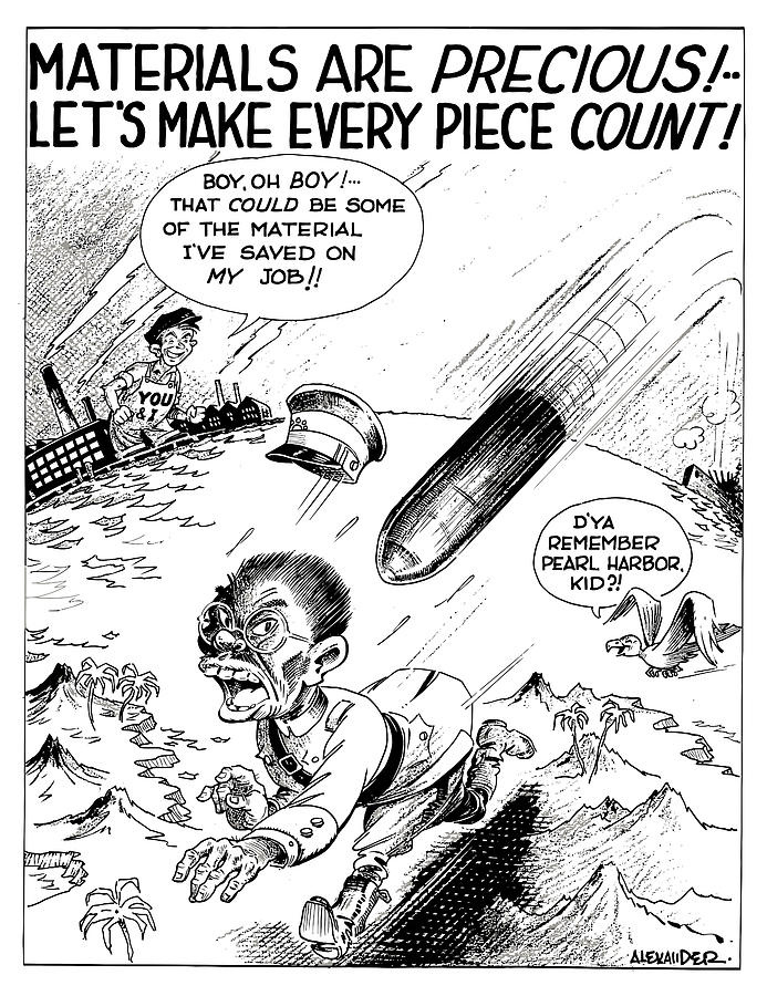 693x900 Ww2 Material Conservation Cartoon Digital Art By War Is Hell Store