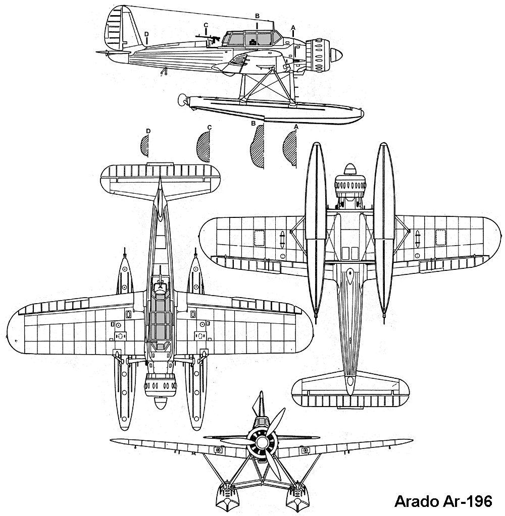 1000x1023 Httprichard.ferriere.free.fr3vuesar196 3v.jpg Arado Ar 196