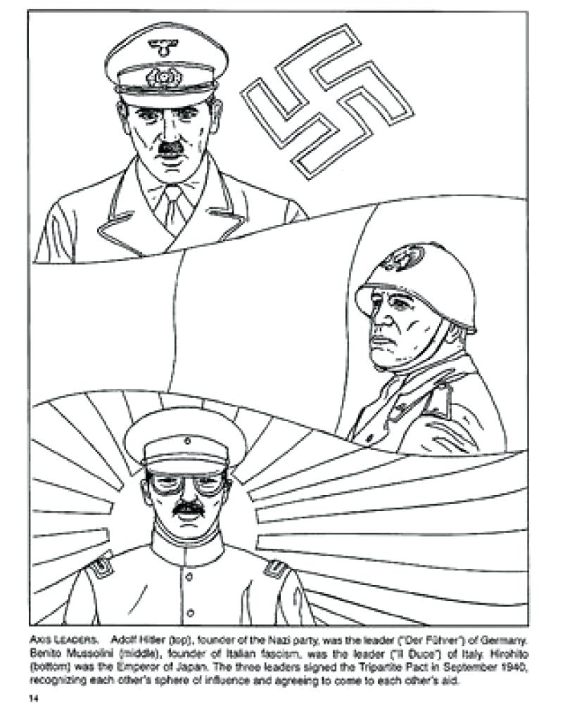 803x1024 Images About World War Ii For Kids On Throughout 2 Coloring Pages