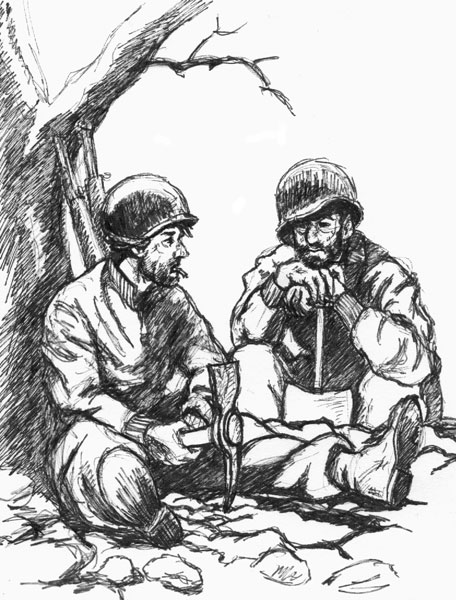 456x600 Smoking Wwii Gis