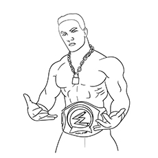 230x230 Top 15 Free Printable John Cena Coloring Pages Online