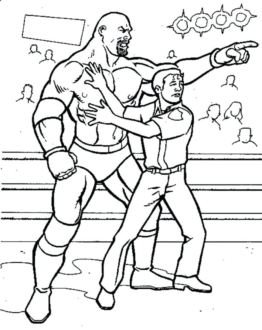 863x1088 Sport Graphics Sumo Wrestling Coloring Page Wwe Smackdown Free