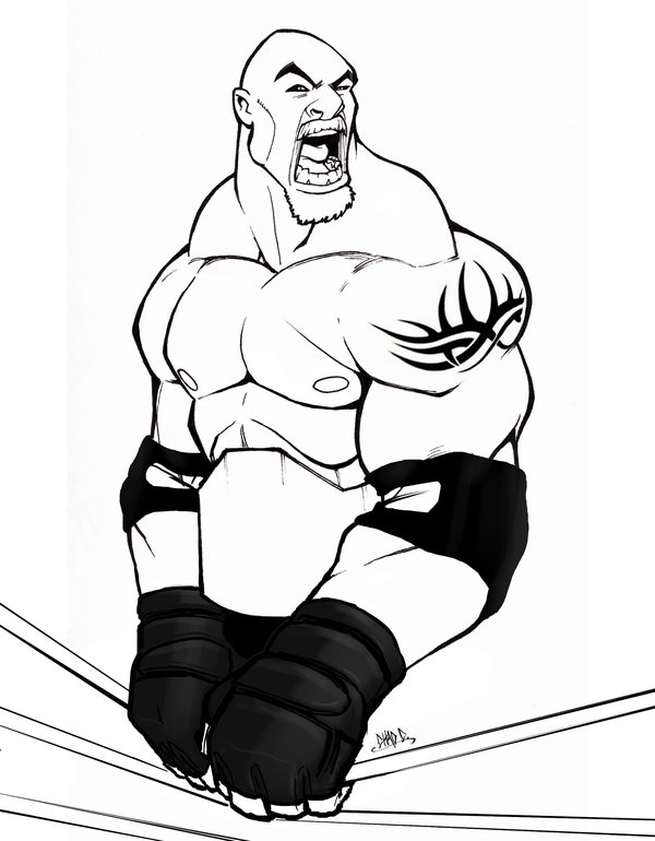 600x770 Goldberg. Wwe Cartoon