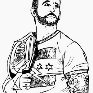 300x300 Wwe United States Championship Coloring Pages Copy United States