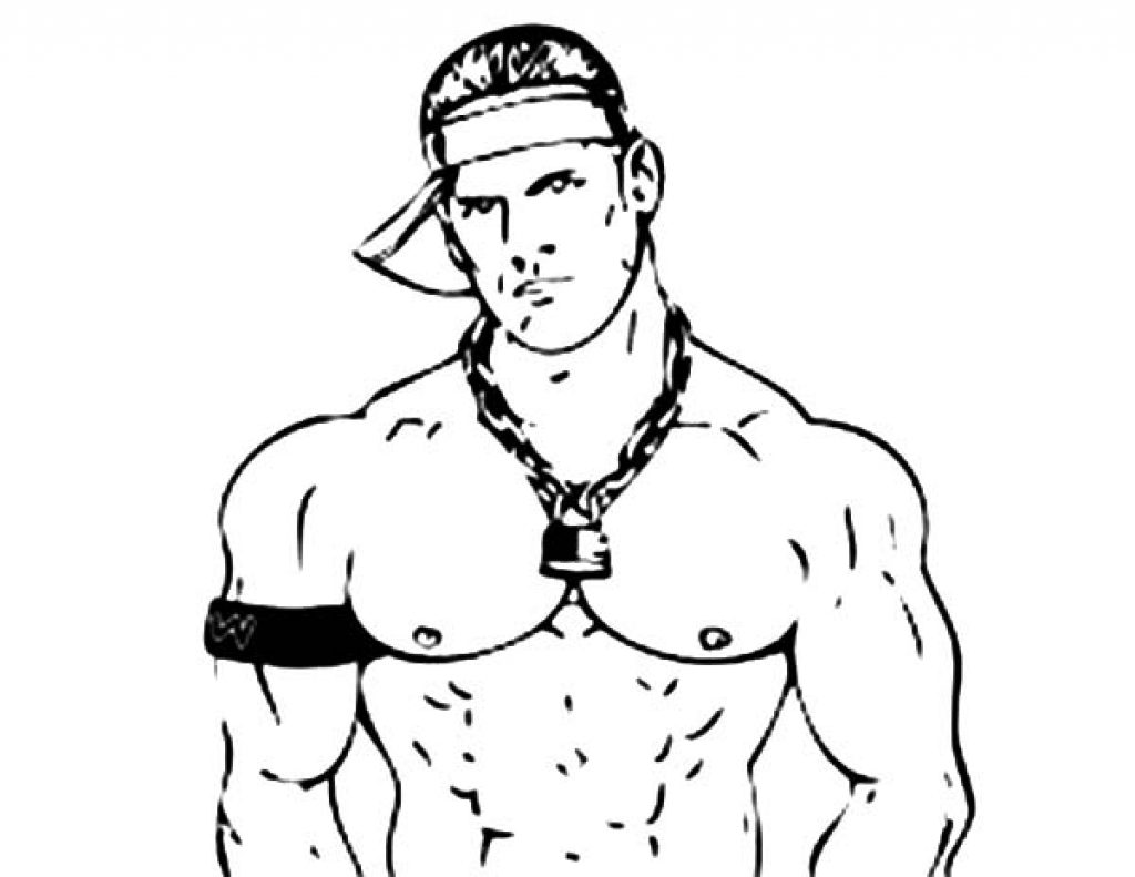 1024x791 John Cena Coloring Pages Photo Gallery Of Wwe Thropy And Friends