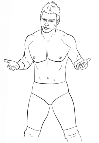 333x480 Wwe The Miz Coloring Page Free Printable Coloring Pages