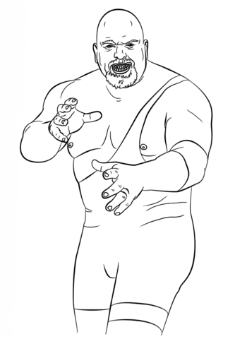 333x480 Wwe The Big Show Coloring Page Free Printable Coloring Pages