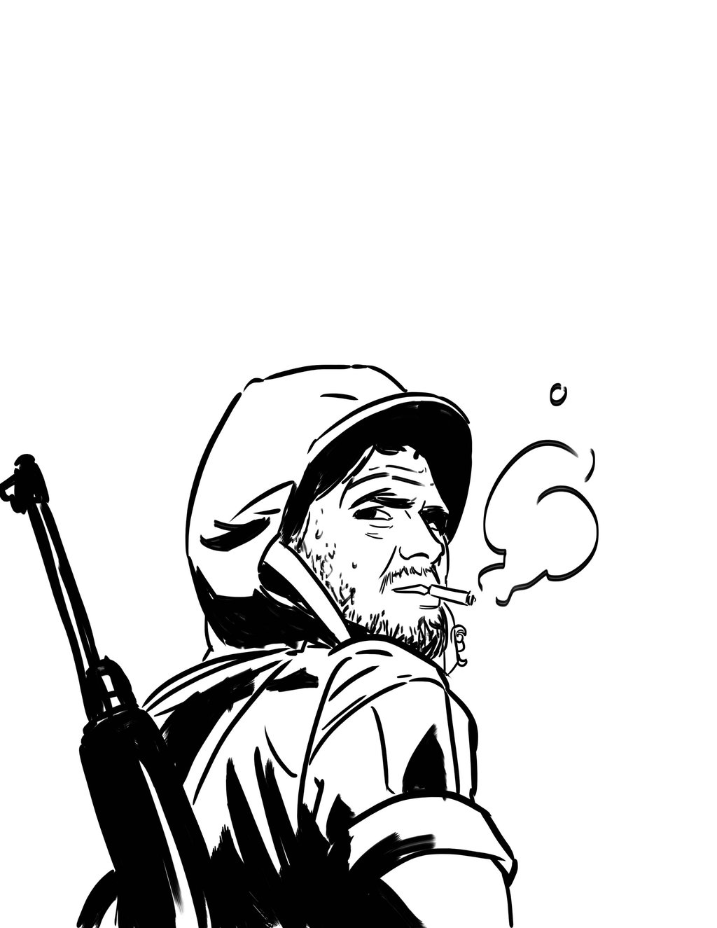 1024x1325 Wwii Soldier Sketch (Based On Photo Reference)