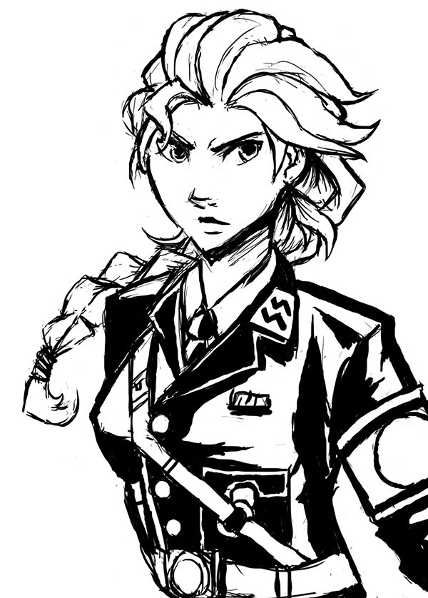 600x838 Dearest Elsa This Is A Wwii S.s. Officer Elsa By Tohdoh