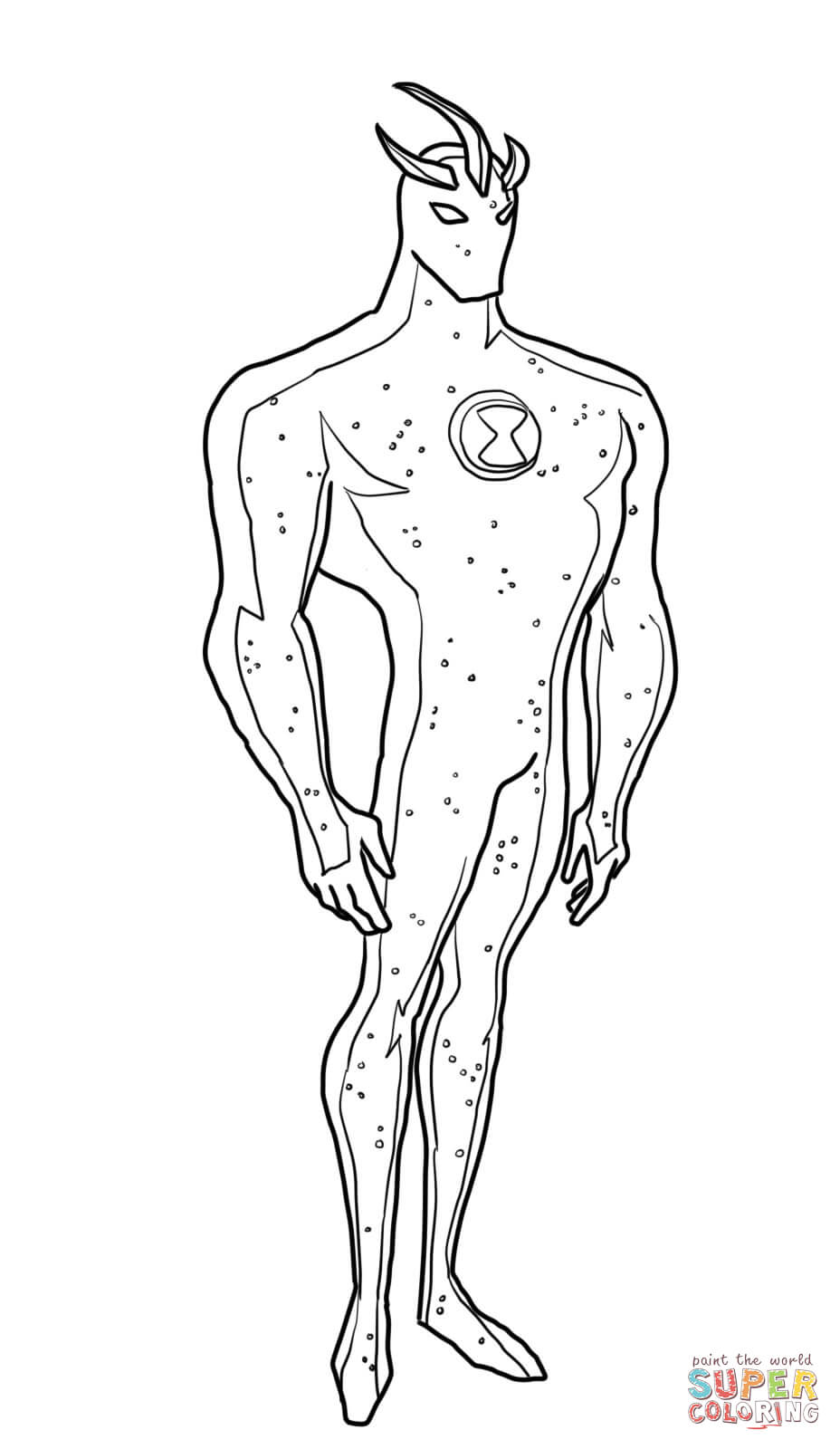 928x1600 Ben 10 Alien X Coloring Page Free Printable Coloring Pages