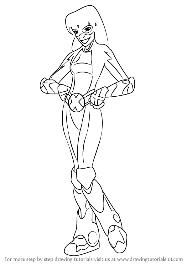 597x844 Learn How To Draw Jubilee From X Men (X Men) Step By Step