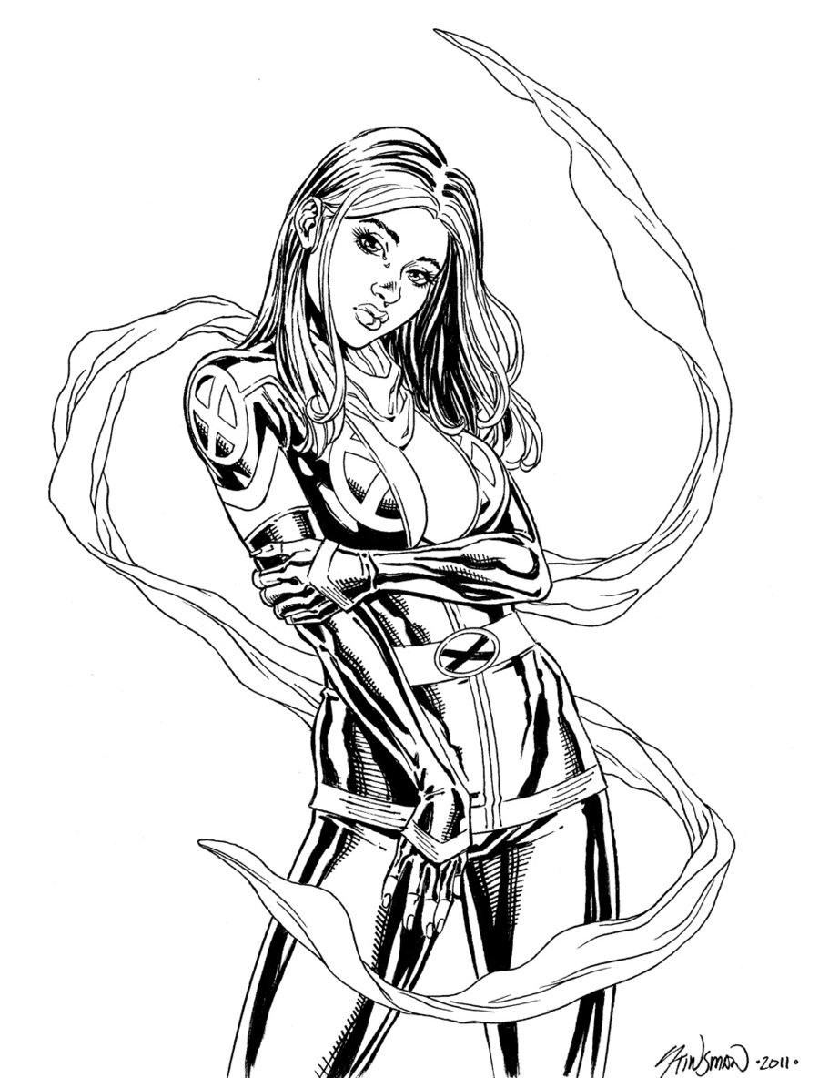 900x1184 Line Art X Men