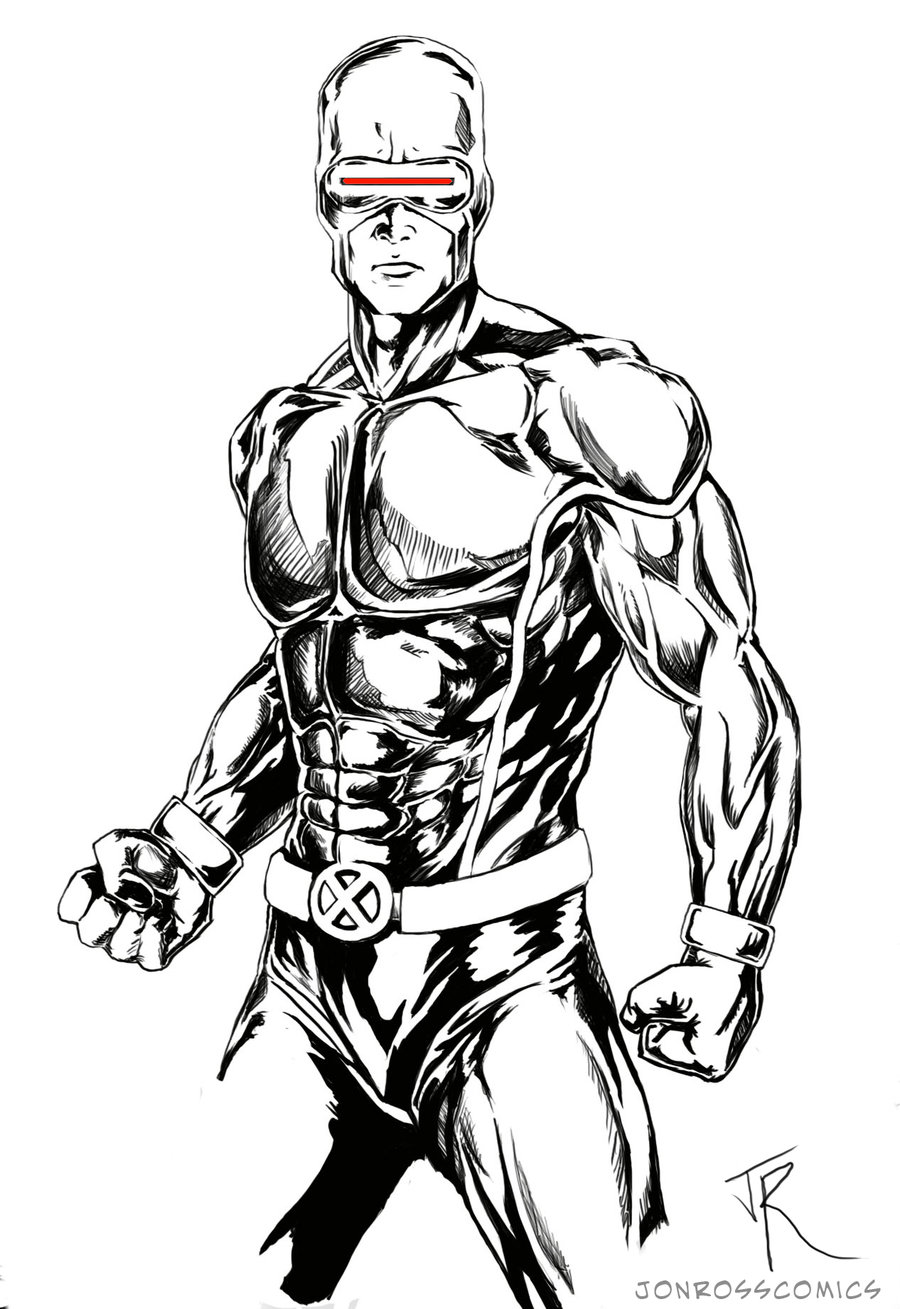900x1309 Xmen Cyclops Danger Sketch By