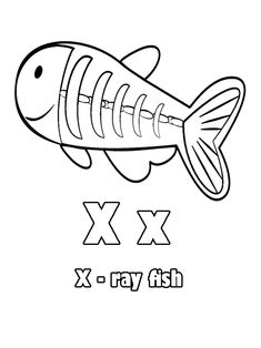 235x314 Letter X Coloring Page Worksheets, Animal Alphabet And Alphabet