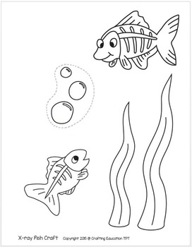 272x350 X Is For X Ray Fish Craft And Letter Tracing By Crafting Education