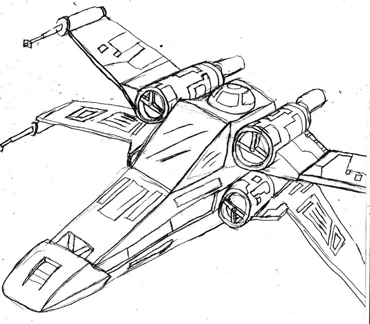 720x631 X Wing By Brian Foxglove