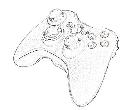 456x377 Xbox360 Controller By Deymuskhaldun