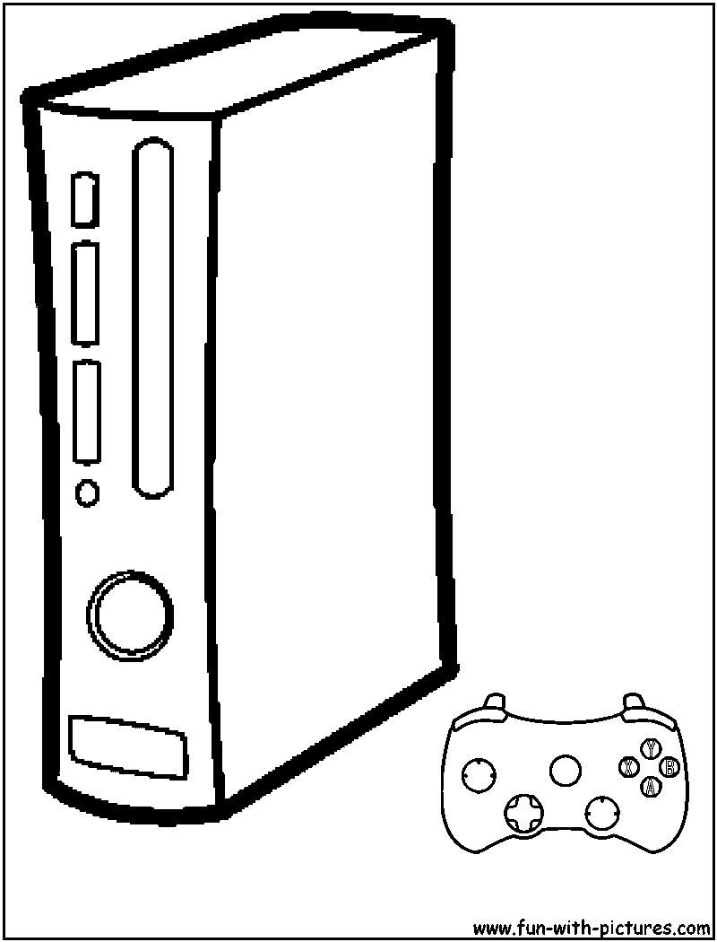 800x1050 Coloring Pages Xbox 360 Coloring Page Fun