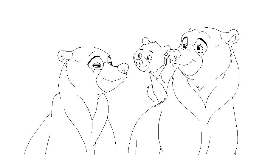 926x521 Brother Bear Lineart 3 By Xbox Ds Gameboy