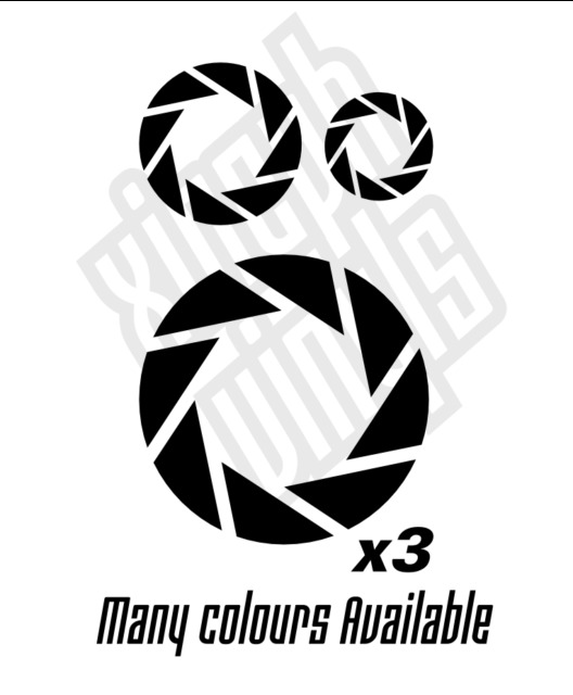 528x640 3 X Aperture Labs Laboratories Portal Vinyl Sticker Decal Ps3 Xbox