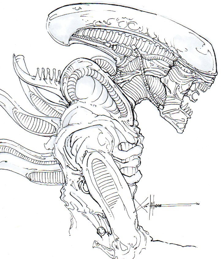 728x845 Xenomorph Profile By Chrisozfulton