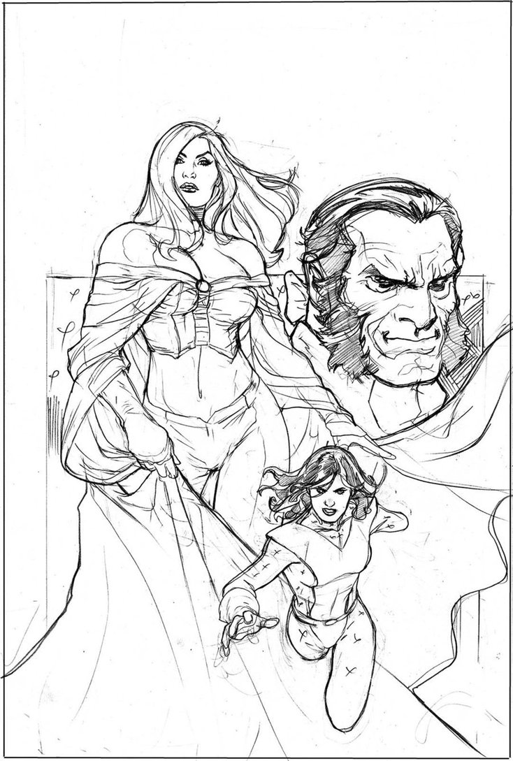 734x1089 Uncanny X Men 529 Cover Pencil By Terrydodson