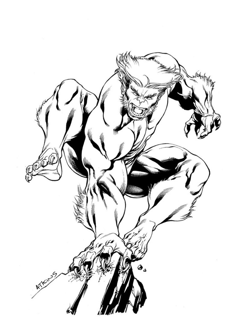771x1036 X Men Month Beast Sotd By Robertatkins