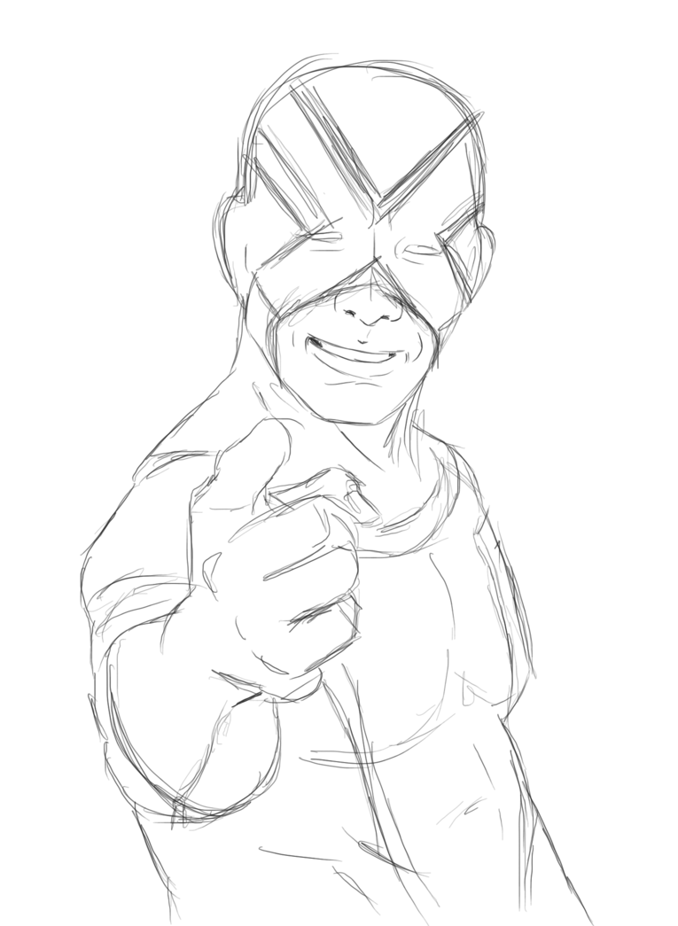 765x1045 Cyclops New X Men Sketch 2 By Ivo0599